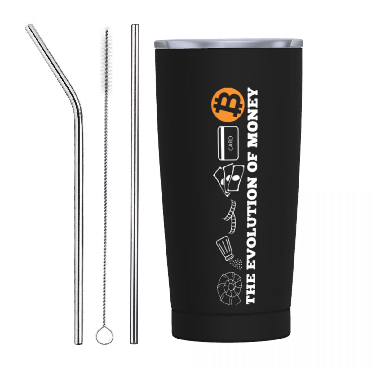 Bitcoin The Evolution Of Money Thermal Cup