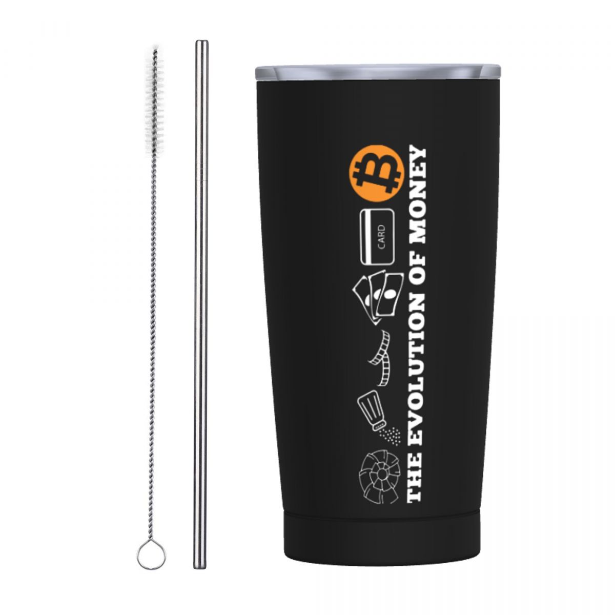 Bitcoin The Evolution Of Money Thermal Cup