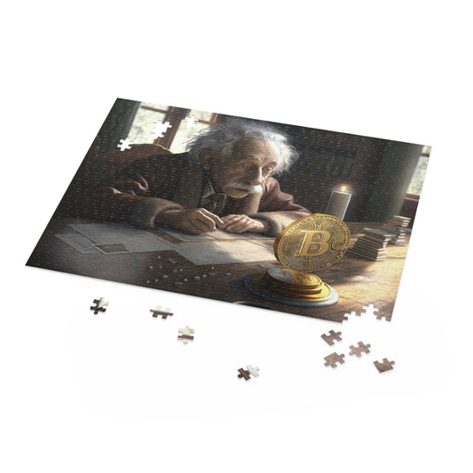 Einstein And Bitcoin 500 piece puzzle